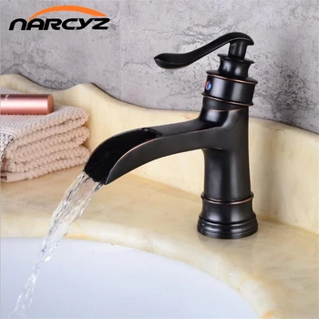 

New Style Water well antique retro basin Mixer Taps Deck Mounted Single Holder Nickel/Black Bronze Faucet sink faucet B538