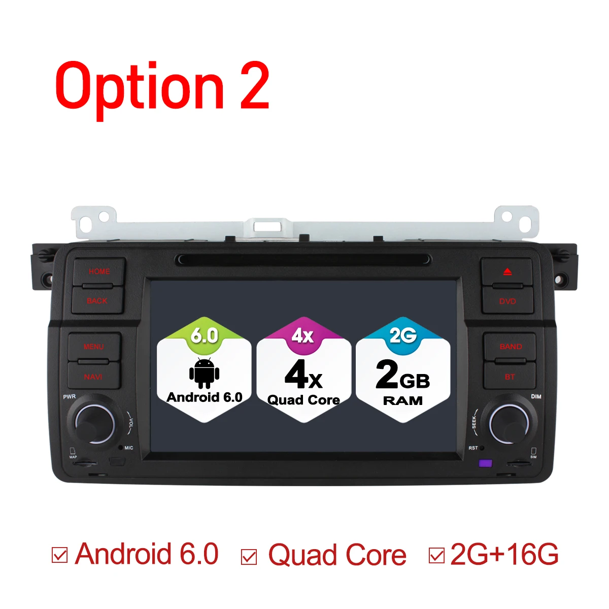 Discount Ownice C500 Octa 8 Core Android 6.0 Car DVD player for BMW E46 M3 Wifi 4G BT Radio 2GB RAM 32GB ROM support DAB+ TPMS DVR 1
