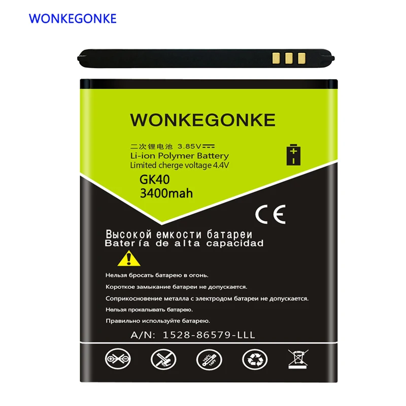 WONKEGONKE GK40/MOT1609BAT/M0T1609BAT батарея для MOTOROLA MOTO G4 батарея PLAY XT1607 XT1609 XT1600 батареи