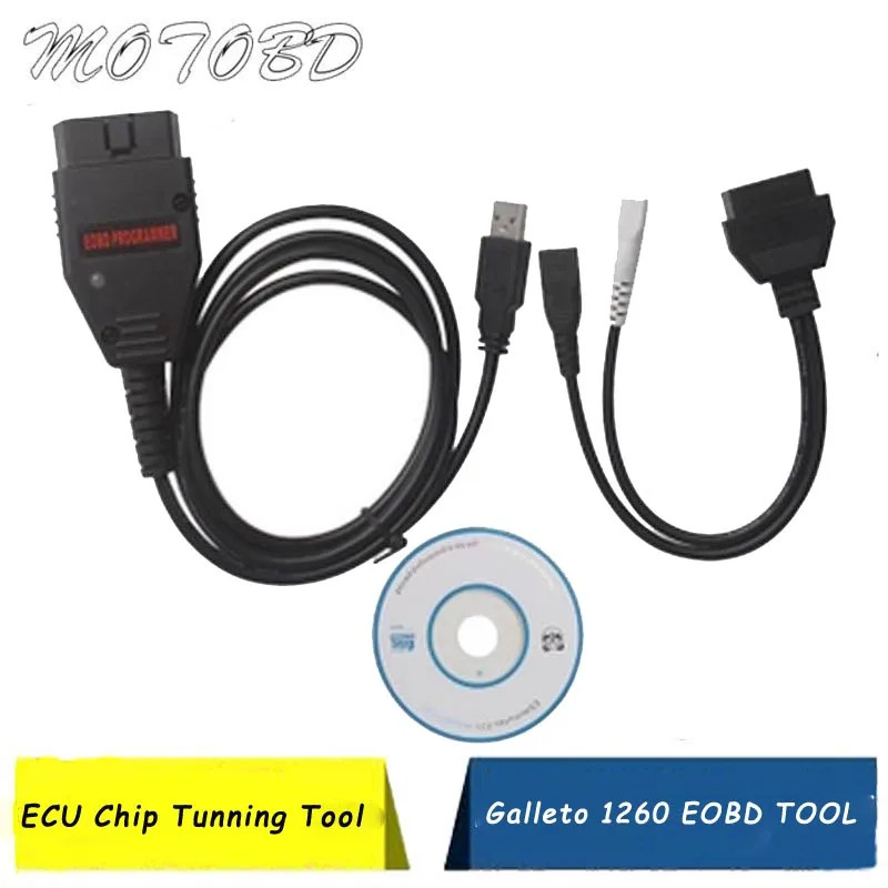 

2019 Galleto 1260 EOBD2 Diagnostic Interface Cable Auto ECU Flasher Chip Tuning Tool