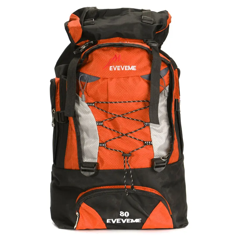 orange Открытый Спорт 80L Кемпинг Туризм Путешествия Рюкзак Trekk спортивные сумки рюкзак горный подъем Экипировка для мужчин t мужчин женщин Teengers - Цвет: orange