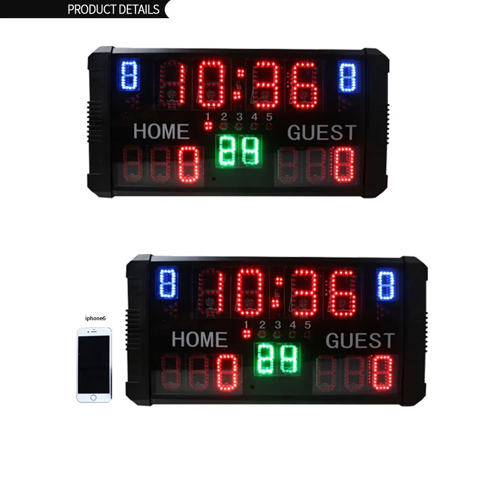 [Ganxin] Контроль приложения 24 S shot clock светодиодный портативное баскетбольное табло