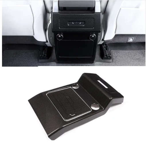Carbon Fiber Style Rear Row Air Conditioning Vent Outlet Cover Trim For Land Rover Discovery 5 HSE LR5 2017-2018 Car Accessories |
