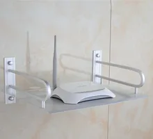 new year Space aluminum bracket wall-mounted digital TV set-top box frame router
