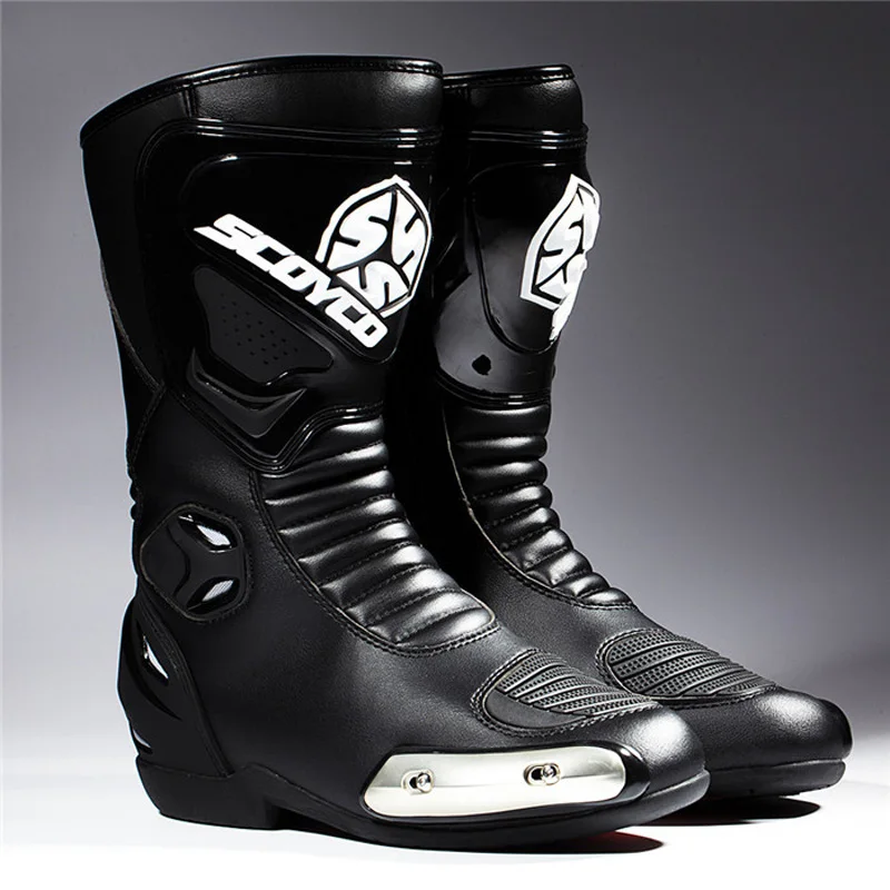 Scoyco MTB004 Motocicleta Motos Racing Botas Motocross OFF Road Riding moto zapatos Motocicleta Botas