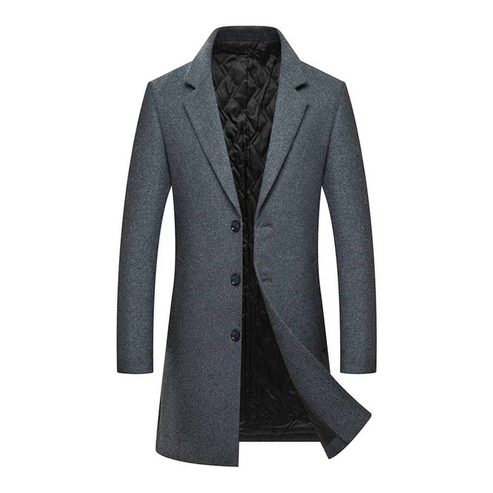 Diseño Casuales Mezclas Lana De Oficina Oscuro La Abrigo Envío Hombres Negro gris Traje Gota Los Slim Chaquetas xn0q41wB