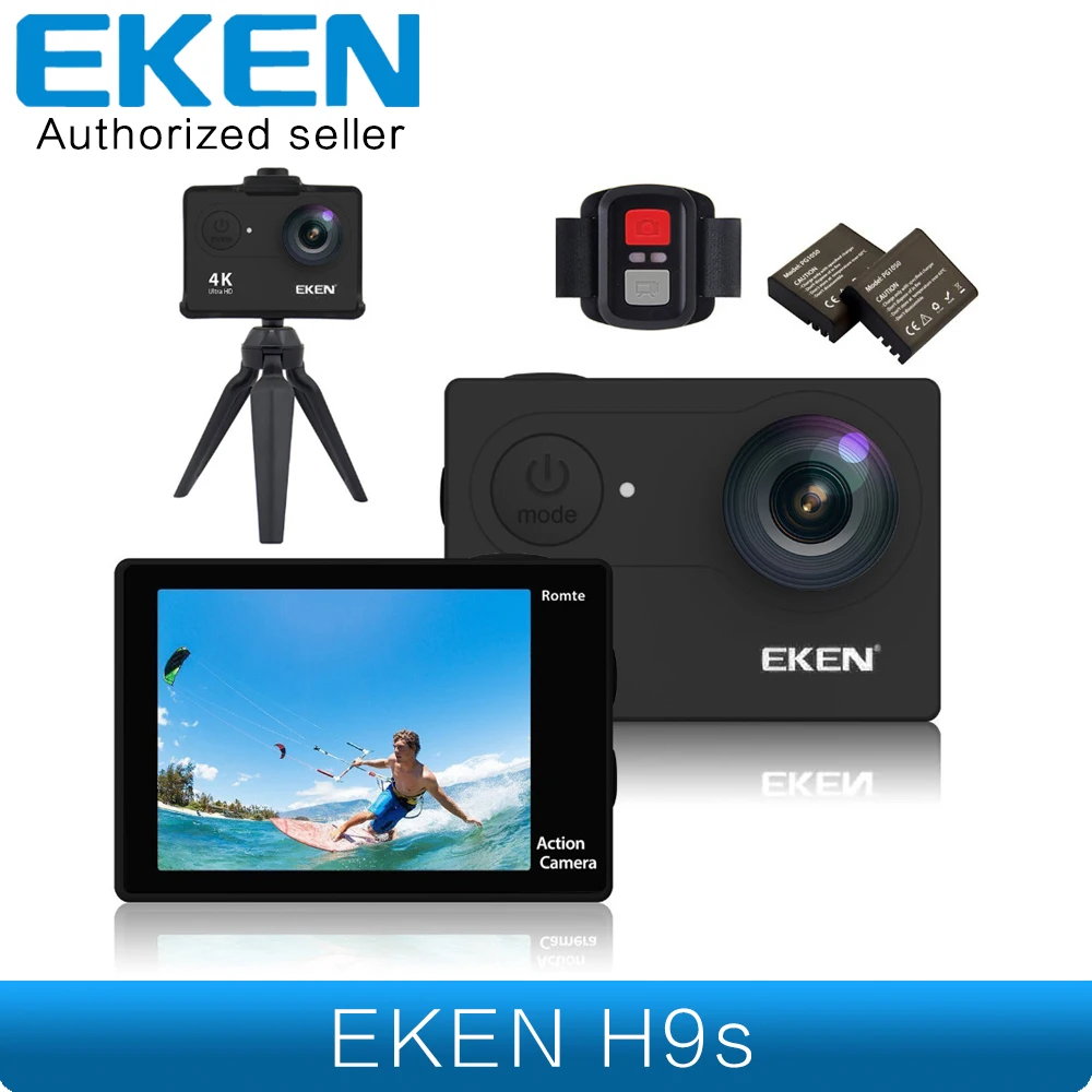 EKEN H9s Action Camera Live Streaming 4K WiFi Ultra HD Tahan Air EKEN