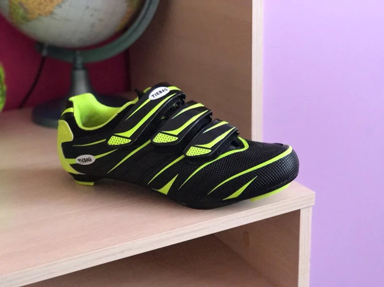 Tiebao Road Cycling Shoes Bicycle Racing Sports superstar Breathable Athletic sapatilha ciclismo Road Bike Self-locking sneakers