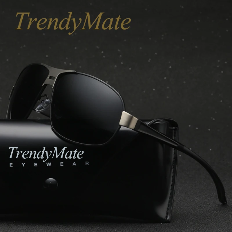 

2018 Aluminum Classic Sunglasses Men Polarized Brand Designer Points Women/Men Vintage Eyewear Driving Mirror Sun Glasses 1309T