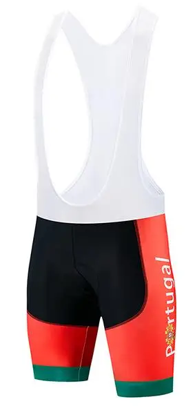 Португалия Велоспорт Джерси Летние гонки велосипедная одежда Ropa Ciclismo короткий рукав MTB велосипед Джерси рубашка Майо Ciclismo - Цвет: bib shorts only