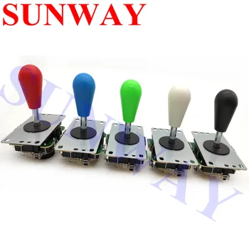 

4/8Way Square/Octagonal restrictor plate Arcade Sanwa Joystick with oval balltop Arcade Fighting Game Machine Joystick For Sale