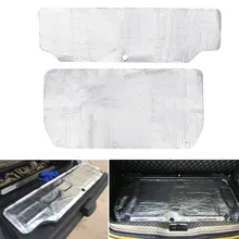 Автомобильная звукоизоляция из стекловолокна, замерзающая, закрытая ячейка, пенопластовый брандмауэр, тепловой коврик из алюминия для Smart 451 453, капот двигателя