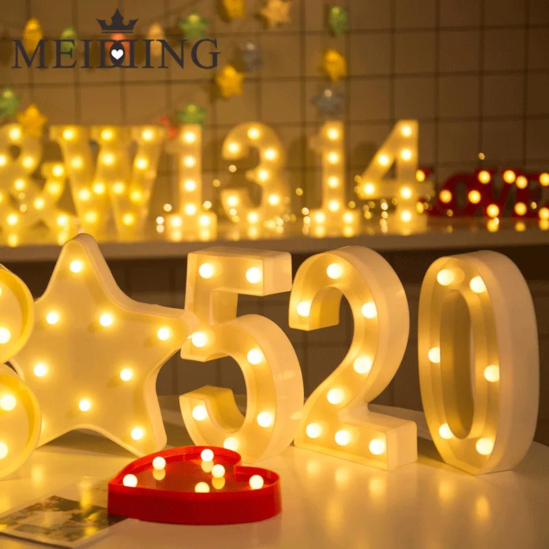 Meidding Digital Led Atmosphere Lamp To Spell Name Digital For