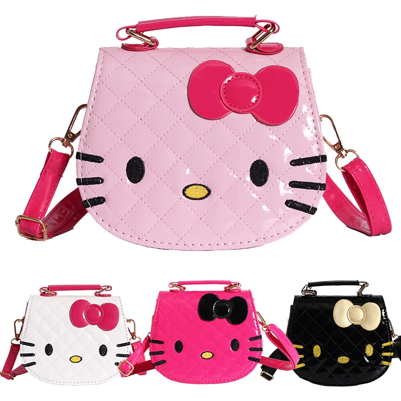 New Cute Mini font b Bag b font Children Hello Kitty Handbag For Women Cartoon Cat