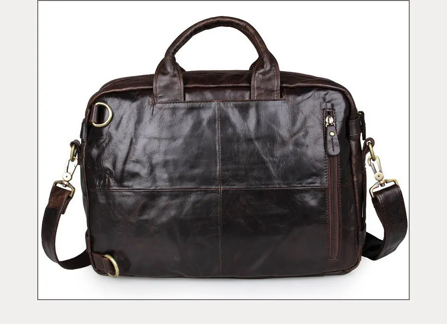 Многофункциональный мужской портфель из натуральной воловьей кожи, можно использовать как рюкзак, сумка для путешествий на выходные