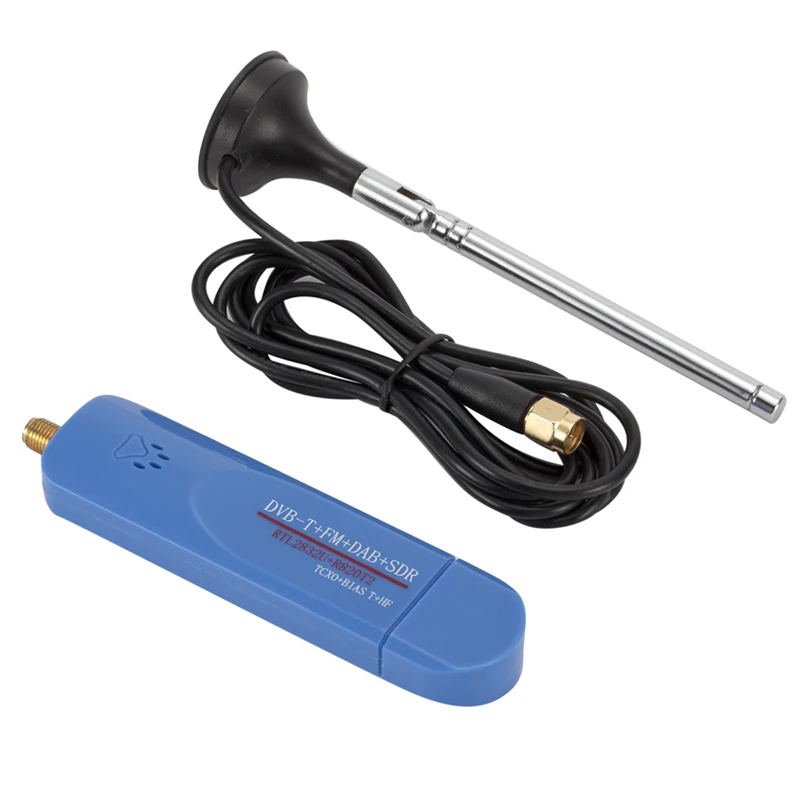 

Shortwave Wireless Receiver DVB-T FM DAB SDR RTL2832U R820T2 TCXO BIAS T HF Connector
