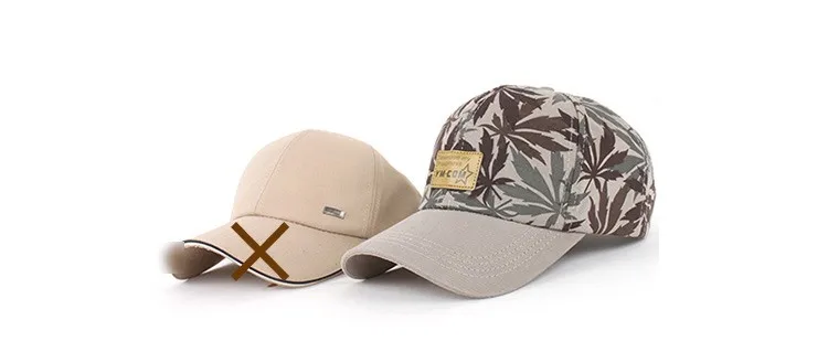 Новая модная летняя мужская шляпа от солнца, бейсбольная кепка Bone, регулируемая солнцезащитная Кепка, модная мужская бейсбольная кепка с рисунком листьев
