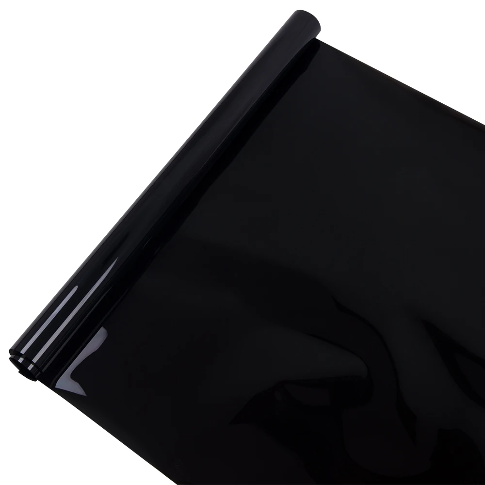 

SUNICE VLT10% Car Vehicle Windshield Solar Protection Nano Ceramic Film Black Car Window Tint Film Summer Use 1.52 by 5meters