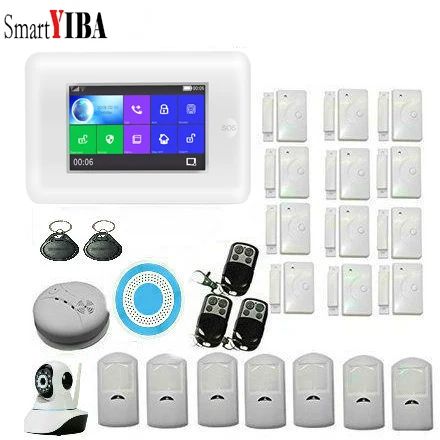 SmartYIBA Smart 3g wifi домашняя охранная сигнализация с беспроводными датчиками