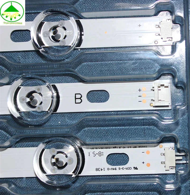 100% NEW 8 PCS(4*A 4*B) LED strips for LG INNOTEK DRT 3.0 42&quot-A/B Type 6916L 1709B 1710B 1957E 1956E 6916L-1956A 6916L-1957A | Лампы и