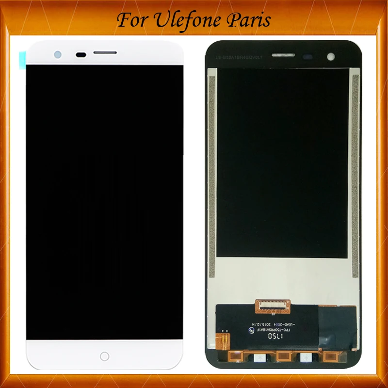 100% рабочий для UleFone Париж ЖК дисплей кодирующий преобразователь сенсорного