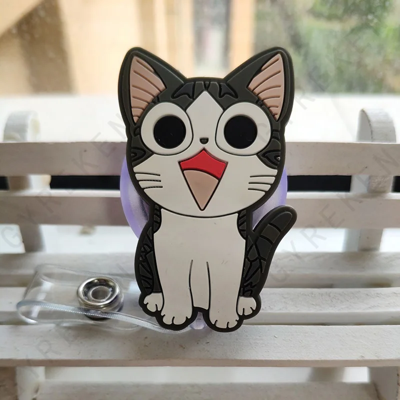 2019 New Cartoon Retractable Pull Badge Reel ID Lanyard Name Tag Card Nurse Badge Holder lovely Kids Reels