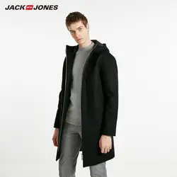 JackJones мужской зимний Средний стиль с капюшоном стоячий воротник пальто E | 218427511