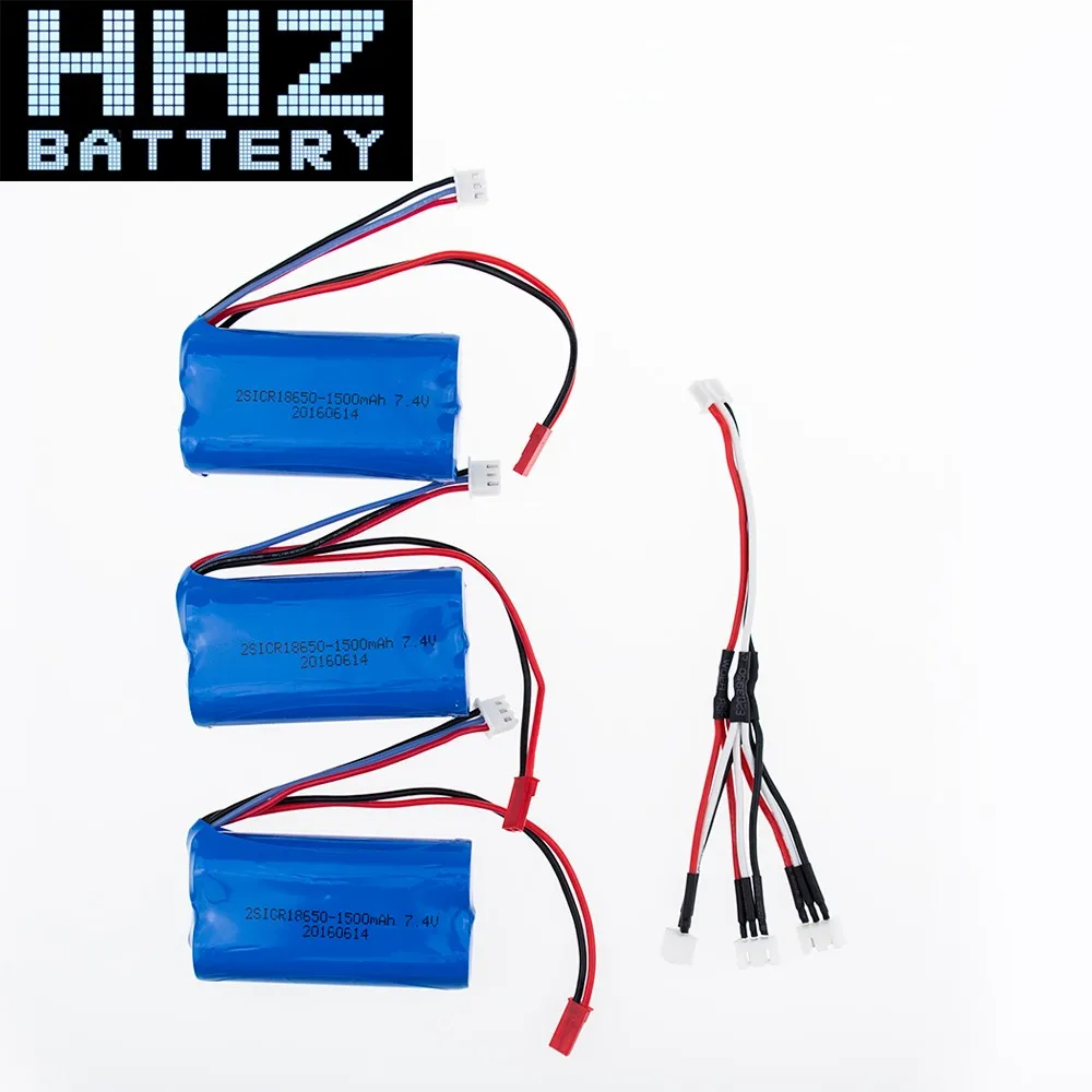 Airplane lipo battery 7.4 V 1500mah MJX f45 (3)