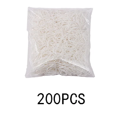Colour 16 200/1000 шт милые цветные кольца для девочек, Одноразовые эластичные резинки для волос, резинка для хвоста, резинки для волос, Детские аксессуары для волос - Цвет: Colour 16