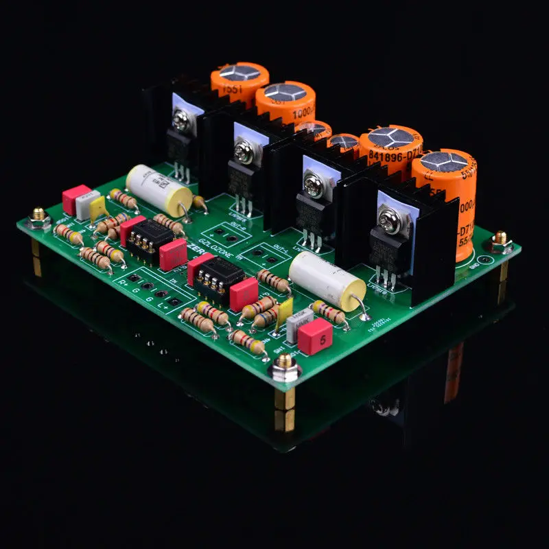 GZLOZONE Hifi DIY DUAL RIAA MM проигрыватель Phono LP amp kit Набор предусилителя|Усилители мощности|