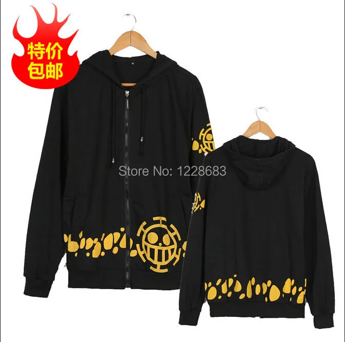 

New Cosplay One Piece Cosplay Trafalgar Law Cosplay Law T-shirt Cosplay Costume With Hat Size: M, L, XL, XXL