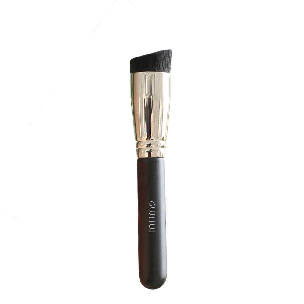 Angled Makeup Multifunction Liquid Foundation Brushes Synthetic Kabuki
