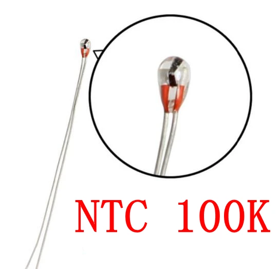 

3D printer NTC thermistor 100 K Accuracy 1% B value 39501.8MM Temperature Sensor for RAMPS 1.4 Prusa Delta Printers