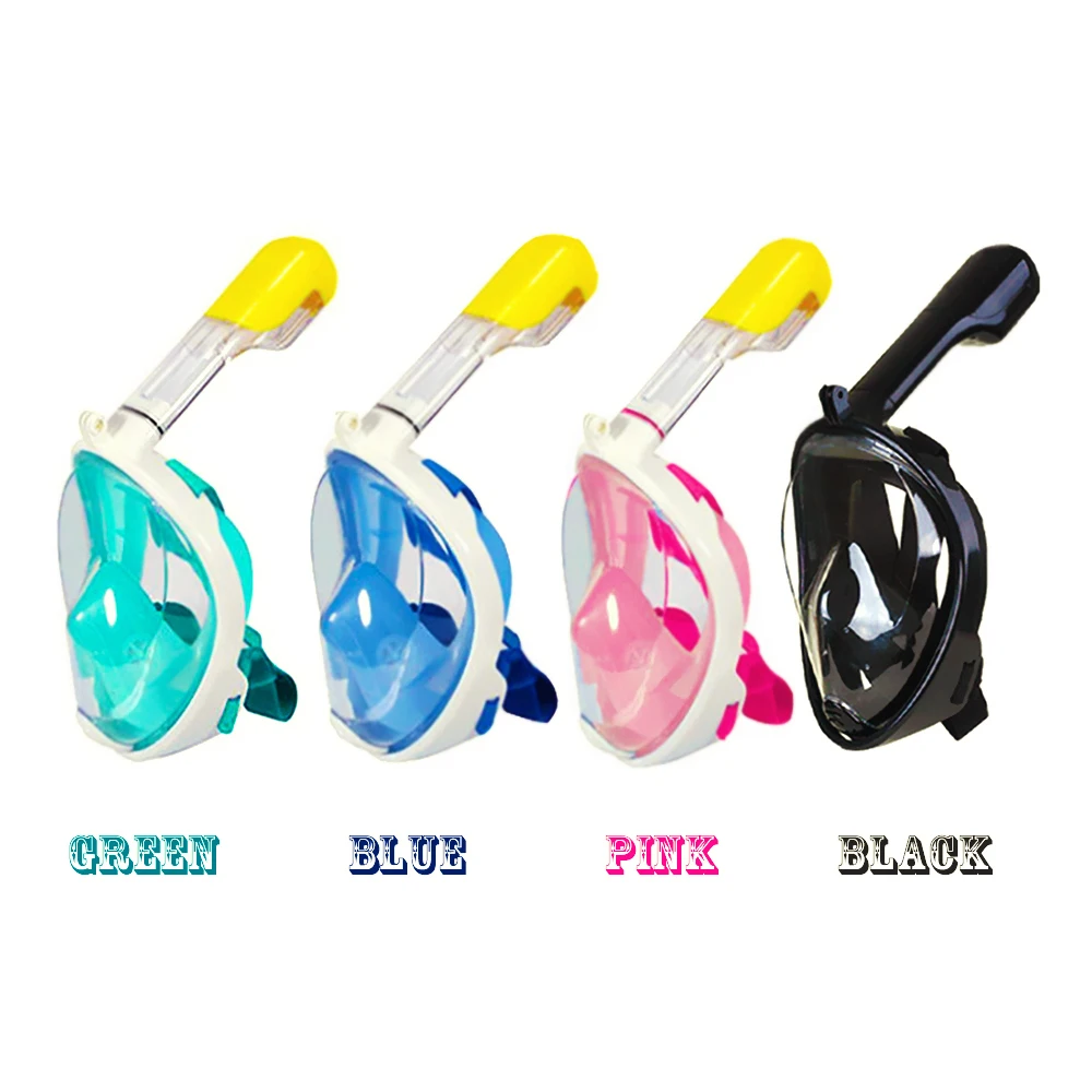 

2017 NEW Full Face Wide View Underwater Scuba Anti Fog Full Face Diving Mask Anti Fog Snorkeling Set Respiratory Masks