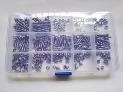 300 шт. M3 Torx T & TX винты с потайной головкой Винты плоской в комплекте Бесплатная