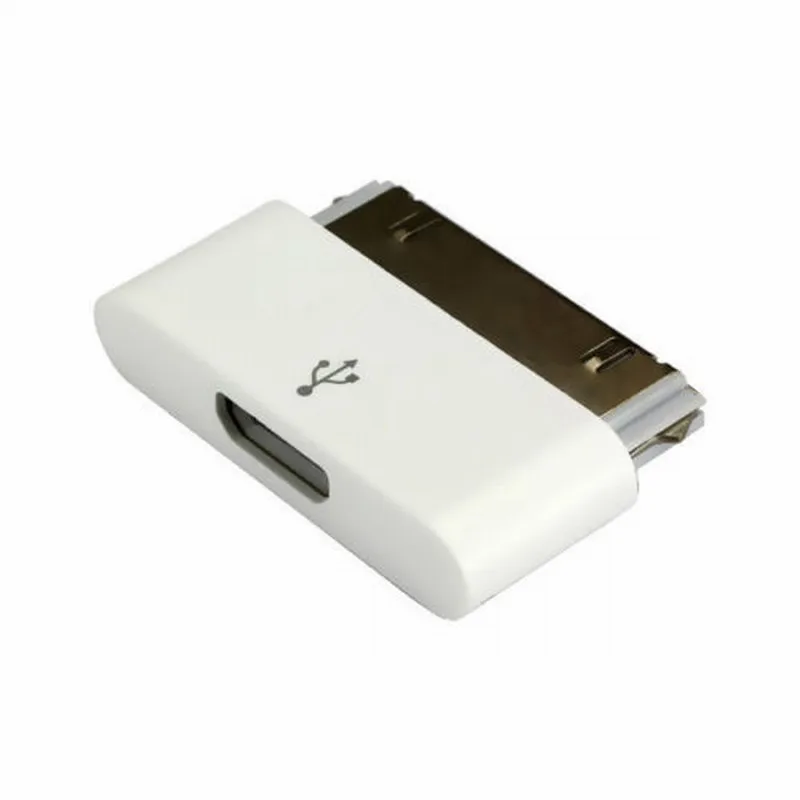 

Portefeuille Micro USB Female to 30 Pin Charging Adapter For iPhone 4 4S iPad 1 2 iPhone4 Converter Microusb Cable Charger lader
