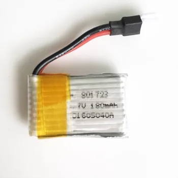 

3.7V 20C 180mAh Lipo lithium polymer rechargeable Battery For X5 series Quadcopter Helicopters RC Drone Parts connect