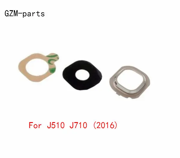 50pcs/lot Rear Camera Lens Cover Ring for Samsung Galaxy J7 (2016) J710 / J5 J510 J3 J530 J730 back camera glass lens | Мобильные