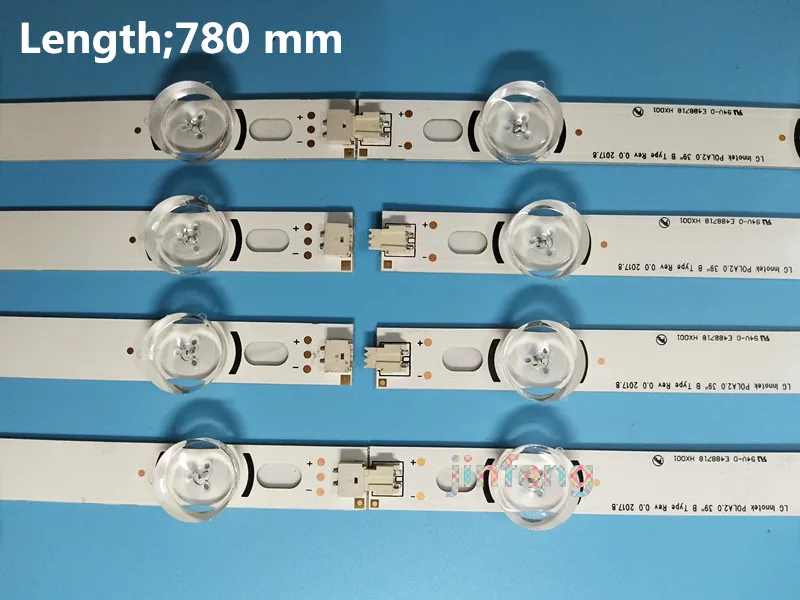 Новинка 1 комплект = 8 шт.(4A+ 4B) Светодиодный фонарь подсветки forTV HC390DUN-VCFP1-21X 39LN5400 39LA6200 LG innotek POLA 2,0 POLA2.0 3" A/B type