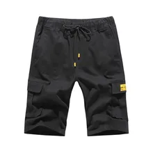 Мужские летние бриджи, бермуды Homme однотонные повседневные мужские шорты Jogger мужская одежда пляжные шорты с заниженной шаговым швом 3,22