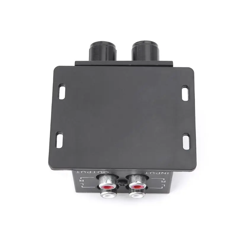 Автомобильный регулятор аудио усилитель бас сабвуфер стерео эквалайзер контроллер 4 RCA автомобилей Регулировка уровня громкости
