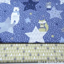 160 см ширина печатные Мультяшные хлопок саржевая Ткань Детская хлопчатобумажная стеганая ткань для DIY шитья постельных принадлежностей хлопчатобумажная ткань