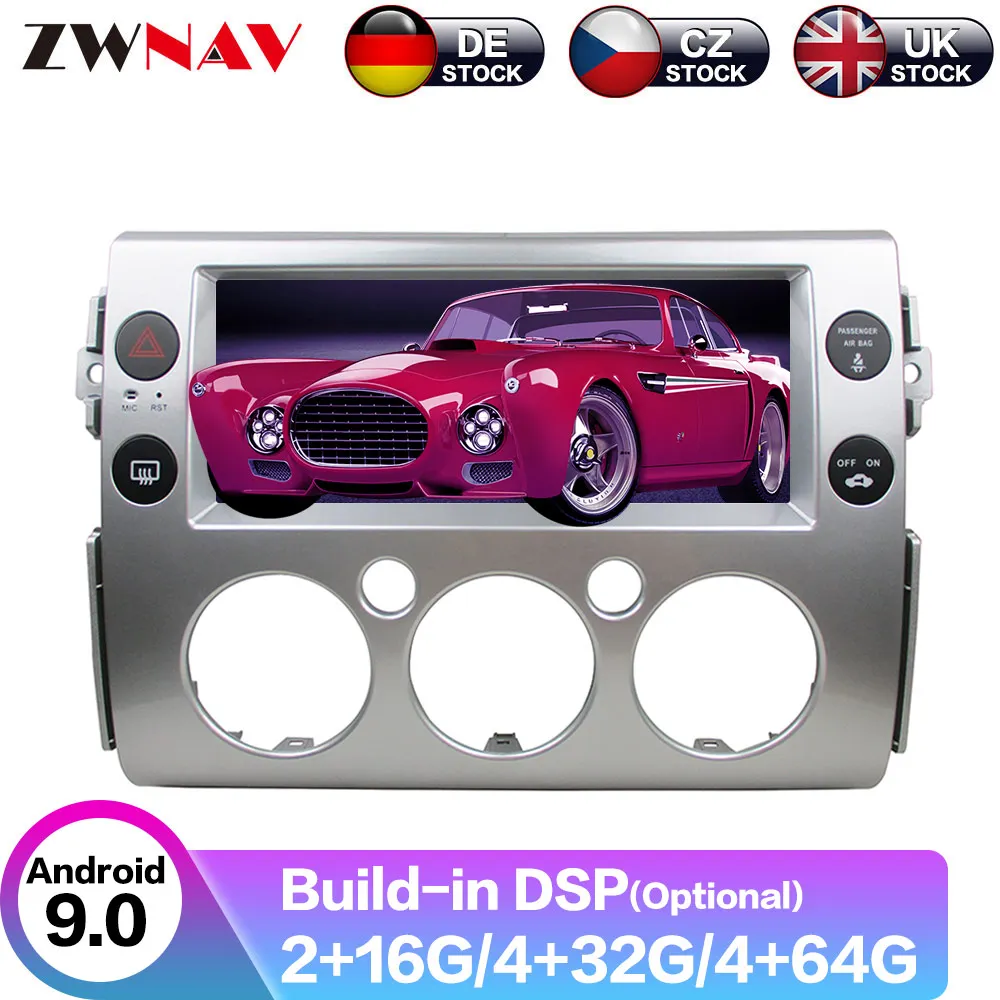 

10.4” Android 9 4+64G DSP Car Player GPS Navigation For Toyota FJ Cruiser 2008-2016 Head Unit Multimedia Player Tape Recorder