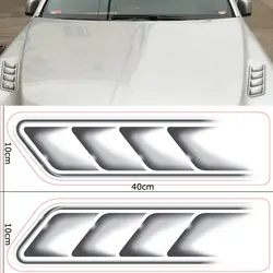 2019 автомобилей Стайлинг 3D поддельные Вентс декоративные розетки боковые вентиляционные отверстия наклейки смешные наклейки эмблема