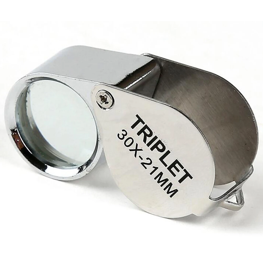 

Triplet Magnifying 30X Magnifying Glass Eye Magnifier Jewelry Diamond Coins Stamp Loupe Magnifier