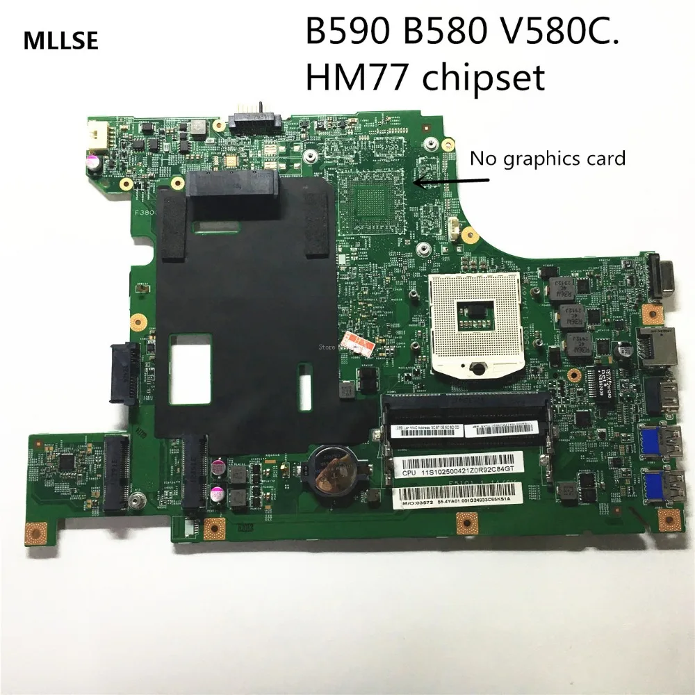 

MLLSE For Lenovo B590 B580 V580C Laptop motherboard HM77 chipset Fully Tested