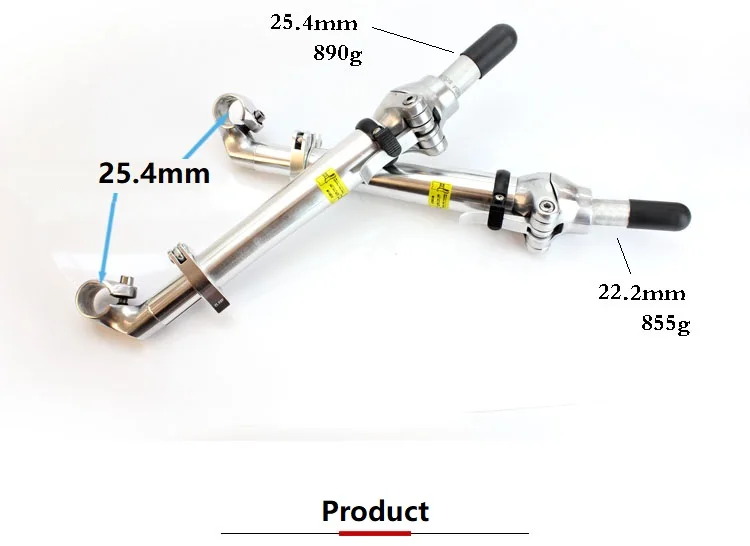 Складной велосипедный стержень 25,4 мм 22,2 мм/25,4 мм телескопическая двойная Регулировочная головка BMX Аксессуары для электрического велосипеда