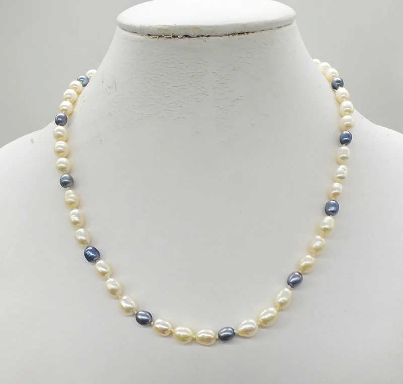 2018-12-13,14.40# 6 MM  Natural  Freshwater Pearl Necklace 19