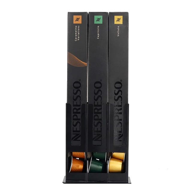 Special Price Coffee Capsule Pod 3 Slots Holder Storage Display Stand Organizer Tool for Stores 30 Pcs Nespresso Pods Black Color Cast Iron Special Price Coffee Capsule Pod 3 Slots Holder Storage Display Stand Organizer Tool for Stores 30 Pcs Nespresso Pods Black Color Cast Iron