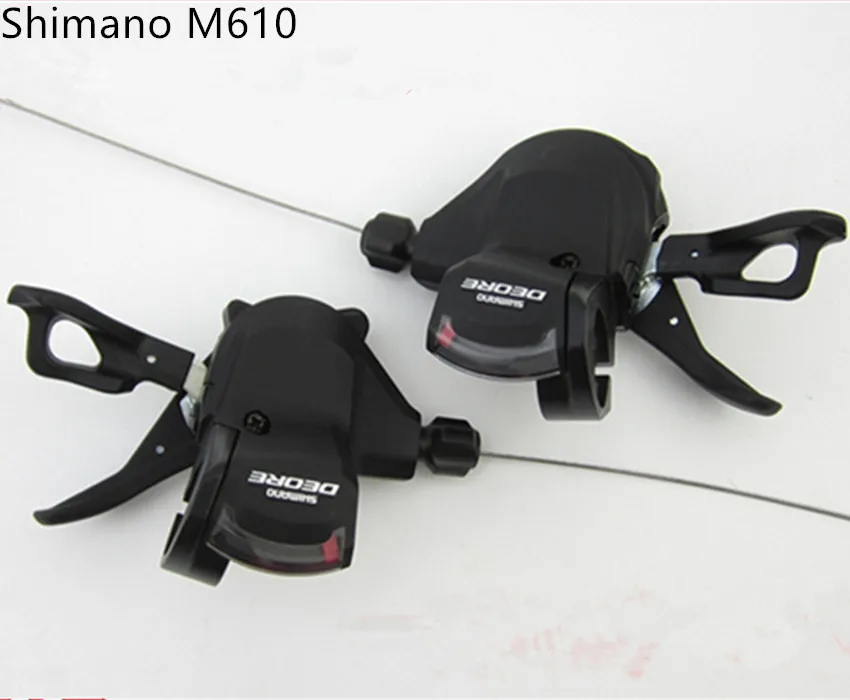 Shimano DEORE SL M610 триггер велосипед Переключатель для велосипеда рычаг trail 2/3*10 s МТБ